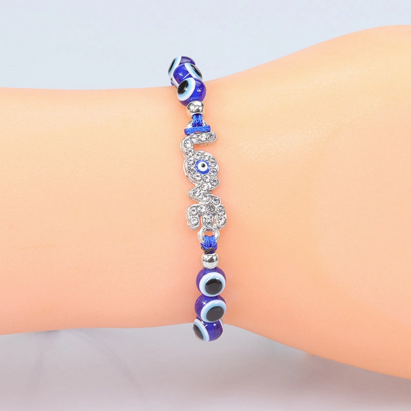 Wholesale Devil Eye Yarn Bracelet