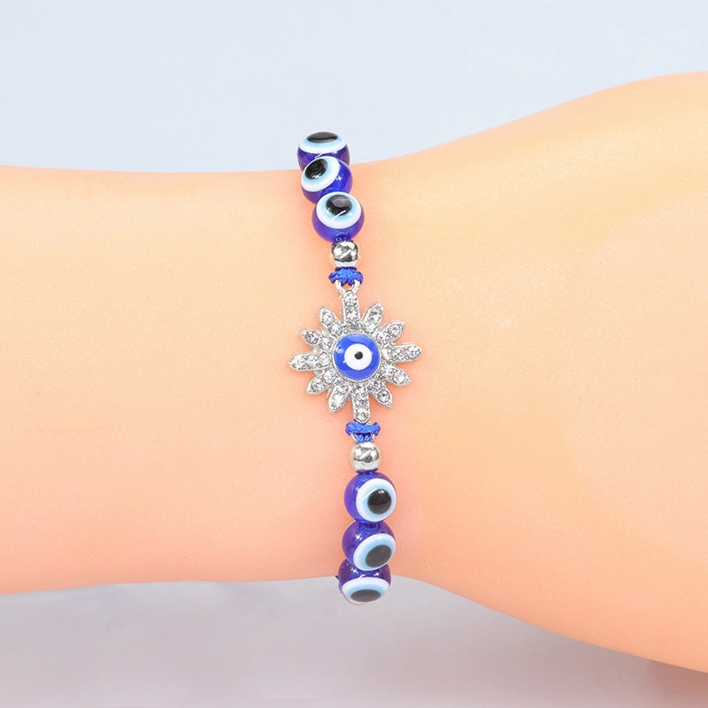 Wholesale Devil Eye Yarn Bracelet