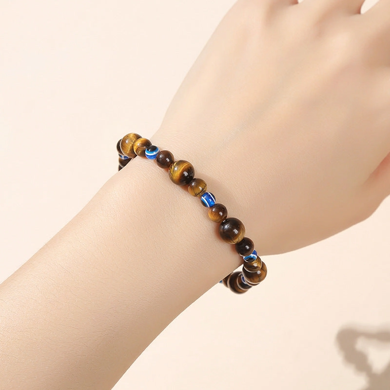 Wholesale Devil Eye Yellow Tiger Eye Bracelet
