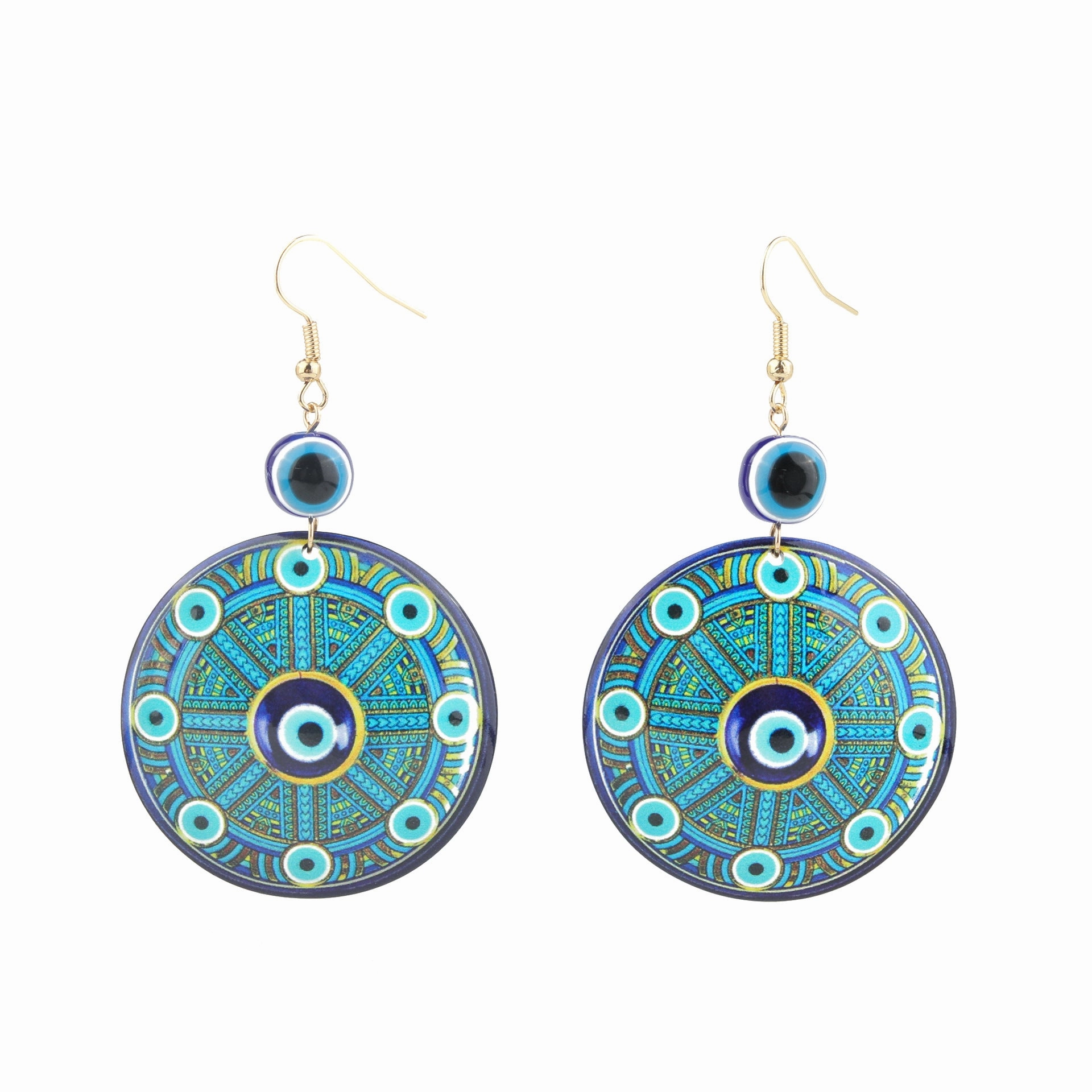 Wholesale Devil Eyes Acrylic Earrings