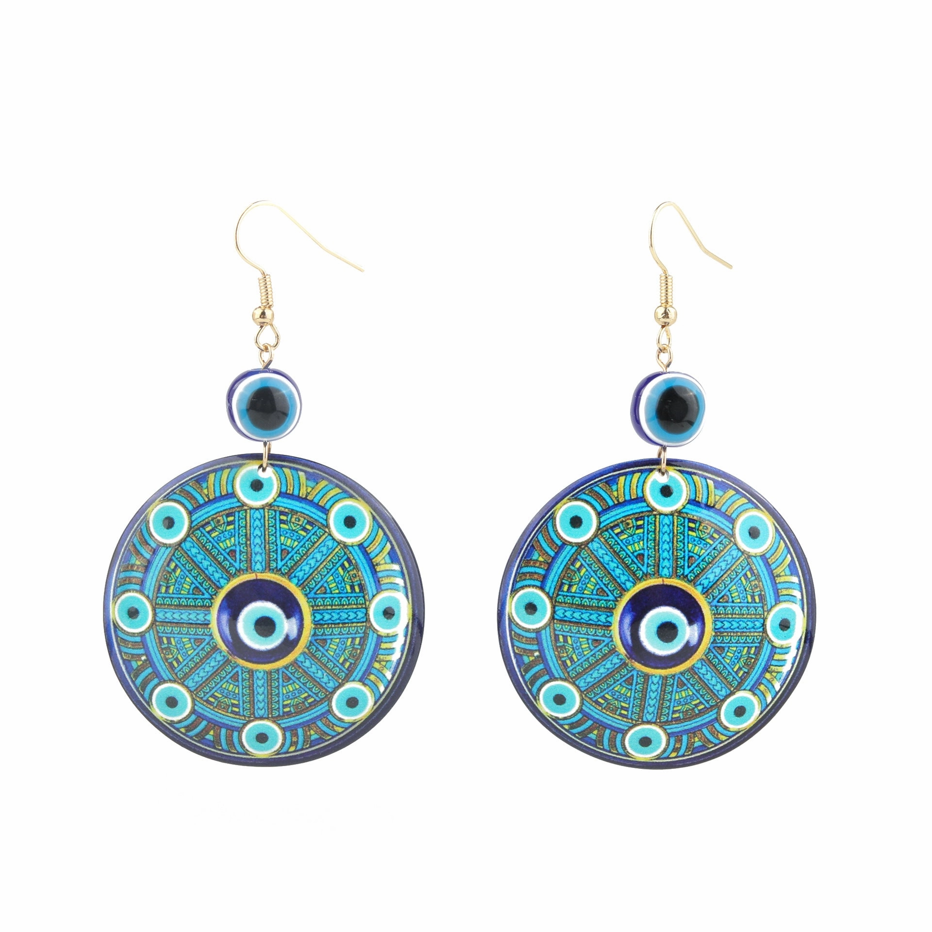 Wholesale Devil Eyes Acrylic Earrings
