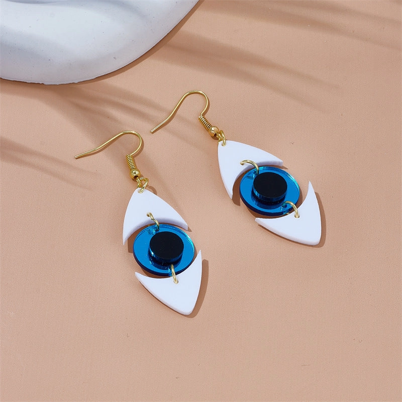 Wholesale Devil Eyes Acrylic Earrings