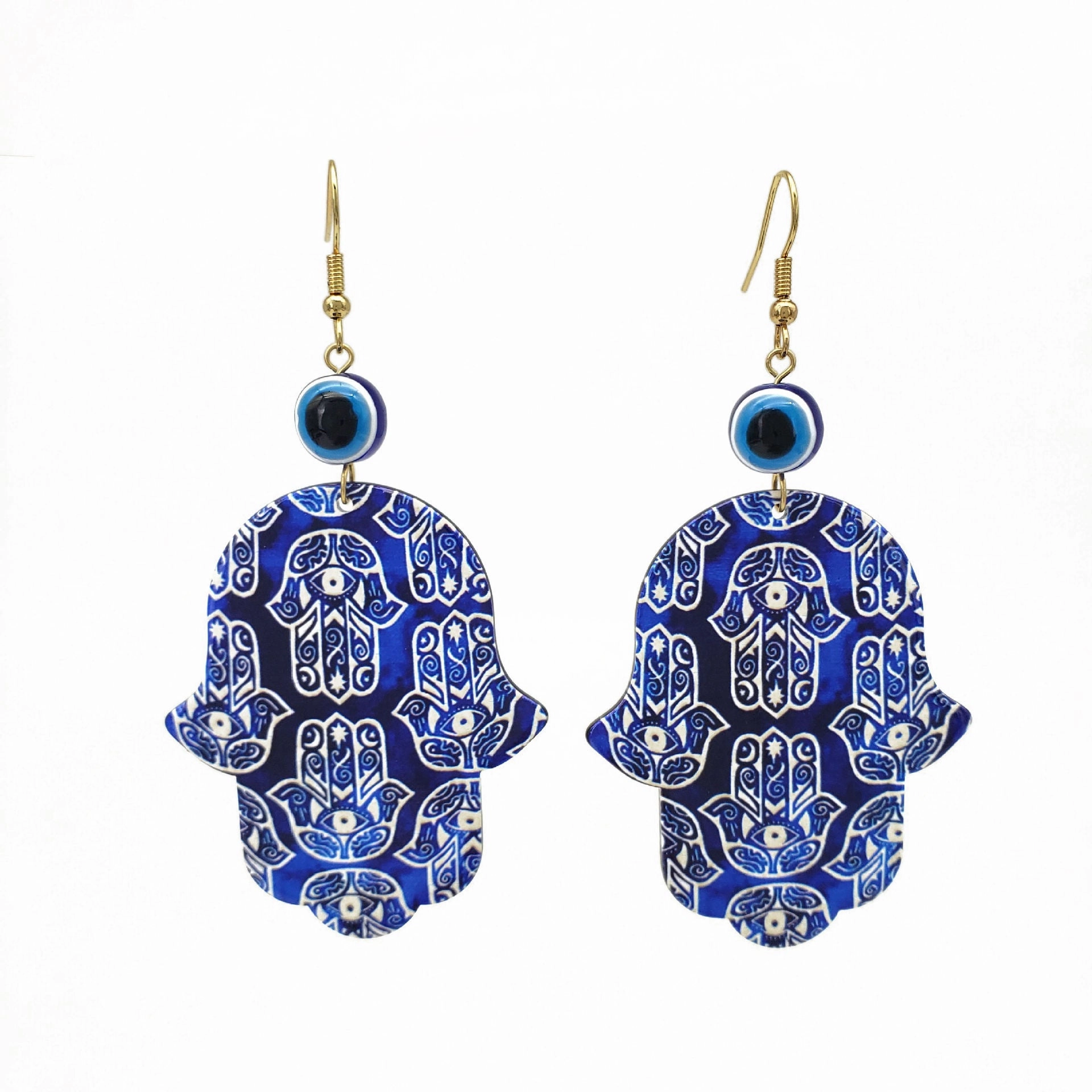 Wholesale Devil Eyes Acrylic Statemente Earrings