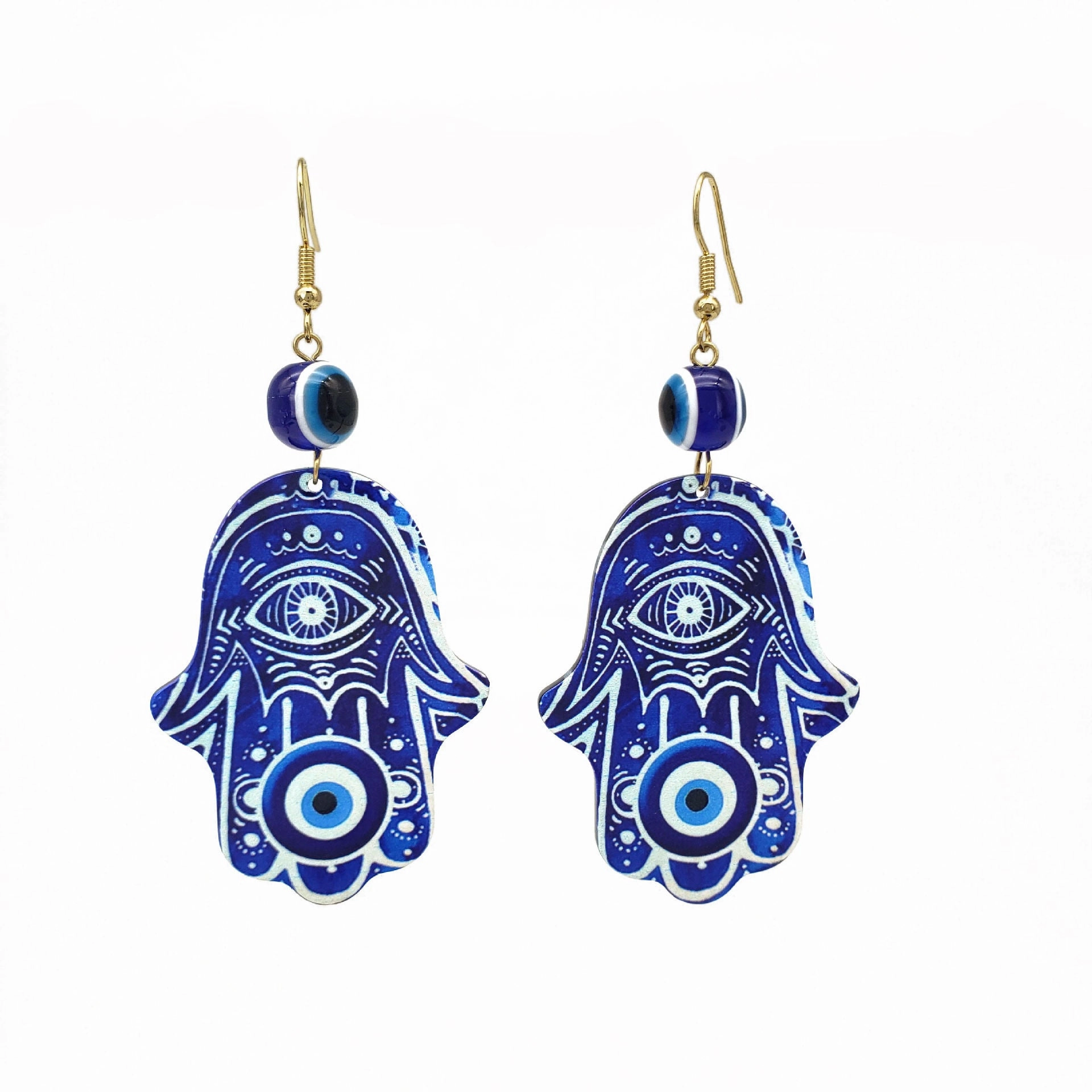 Wholesale Devil Eyes Acrylic Statemente Earrings