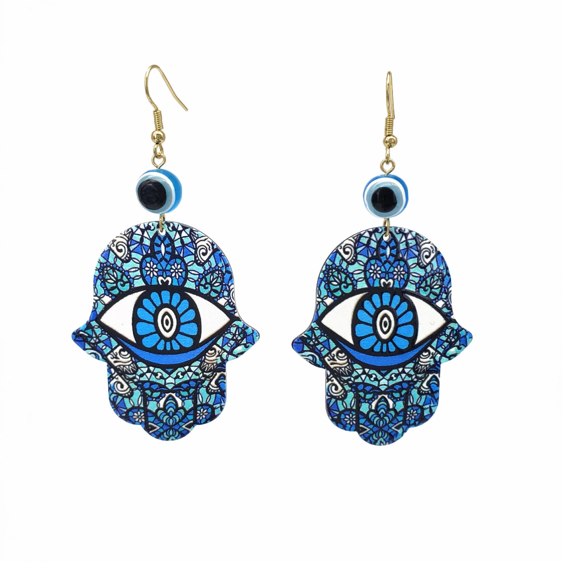 Wholesale Devil Eyes Acrylic Statemente Earrings