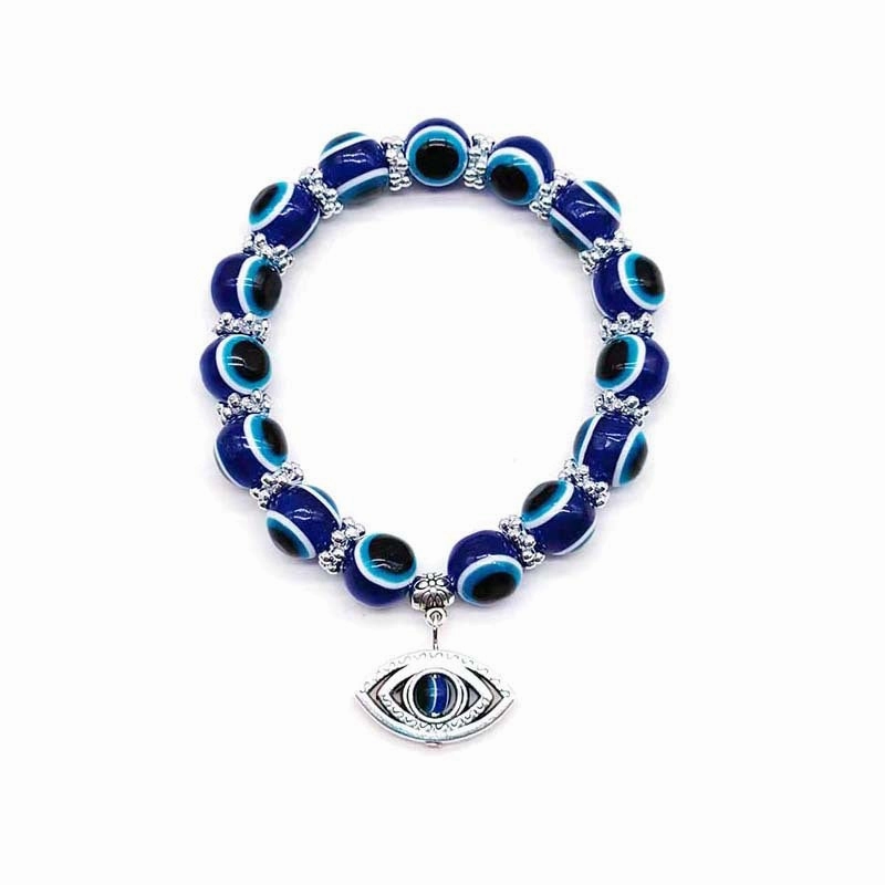 Wholesale Devil Eyes Butterfly Elephant Resin Beaded Bracelet