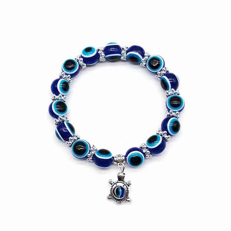 Wholesale Devil Eyes Butterfly Elephant Resin Beaded Bracelet