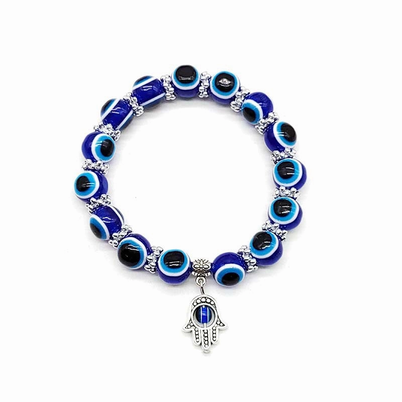Wholesale Devil Eyes Butterfly Elephant Resin Beaded Bracelet