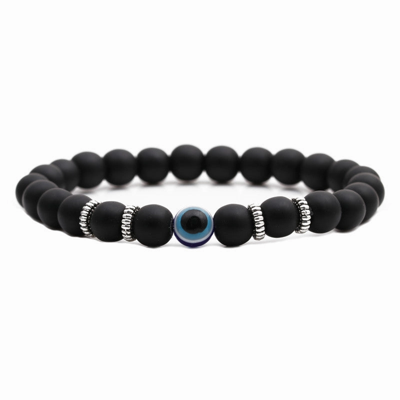 Wholesale Devil's Eye 8mm Tiger Eye Volcanic Stone Bracelets