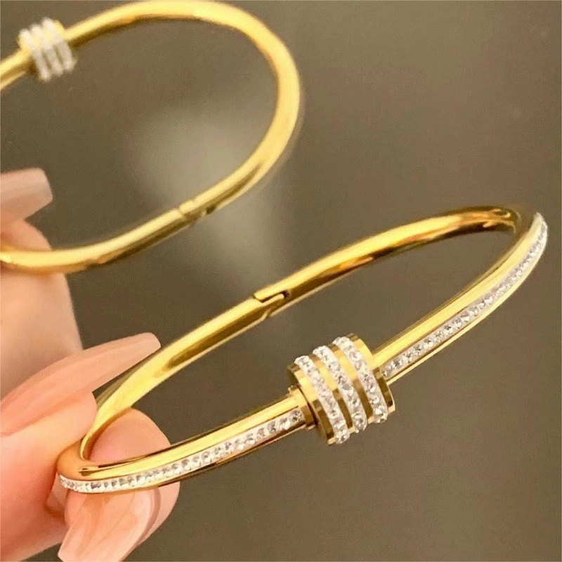 Wholesale Diamond Bracelet Titanium Steel Bracelet