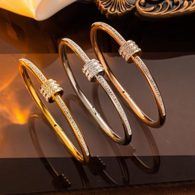 Wholesale Diamond Bracelet Titanium Steel Bracelet
