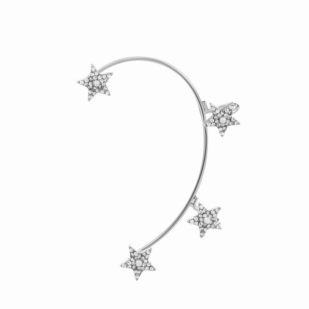 Wholesale Diamond Butterfly Ear Cuff Alloy Earrings