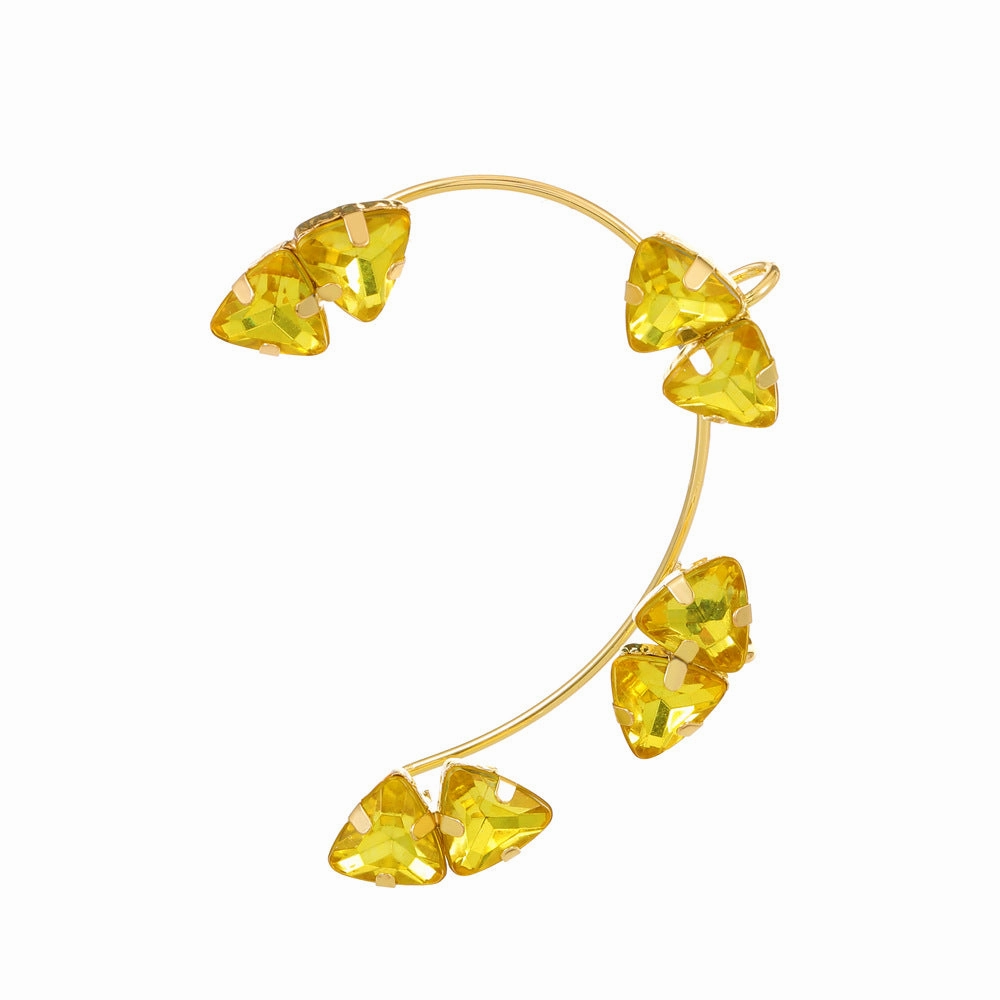 Wholesale Diamond Butterfly Ear Cuff Alloy Earrings