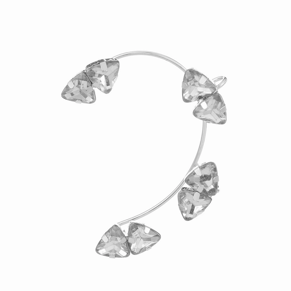 Wholesale Diamond Butterfly Ear Cuff Alloy Earrings