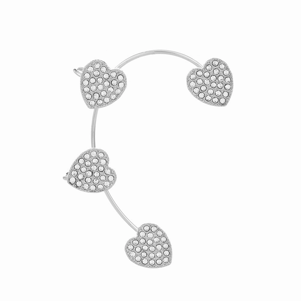 Wholesale Diamond Butterfly Ear Cuff Alloy Earrings