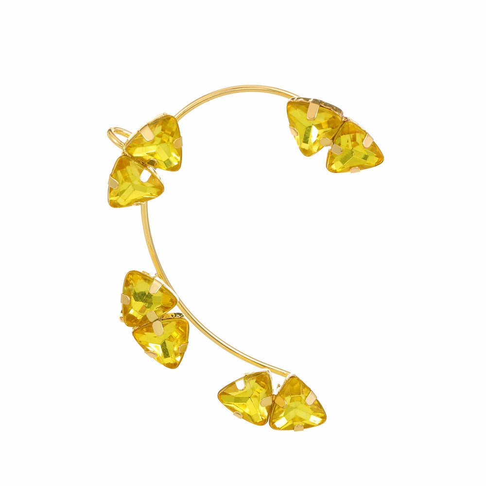 Wholesale Diamond Butterfly Ear Cuff Alloy Earrings