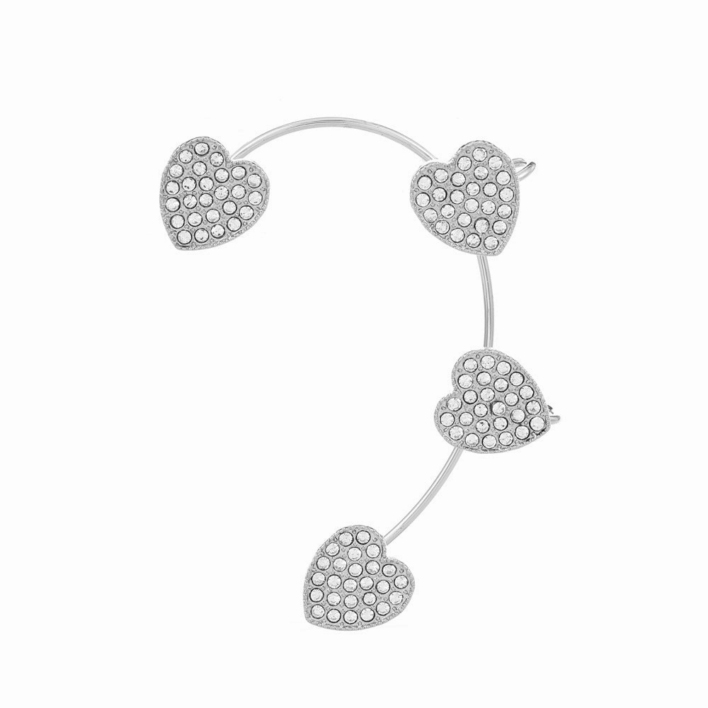 Wholesale Diamond Butterfly Ear Cuff Alloy Earrings