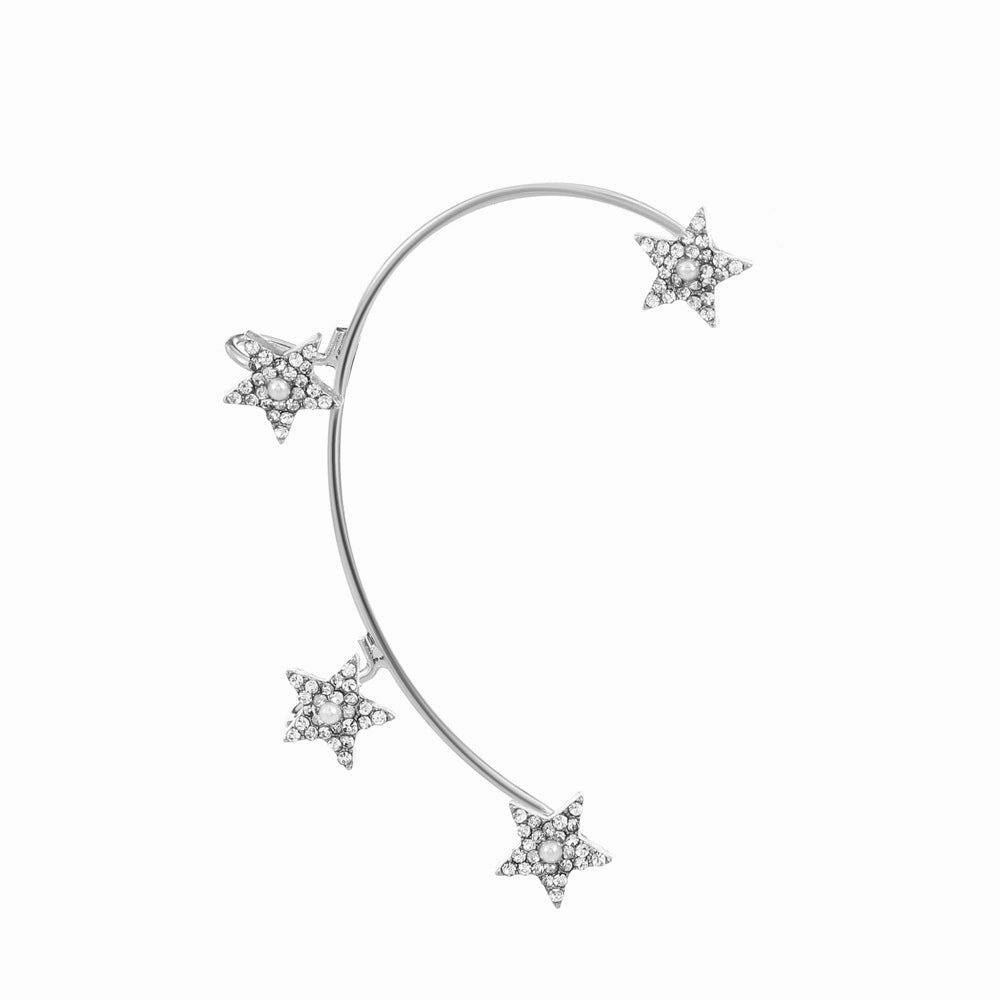 Wholesale Diamond Butterfly Ear Cuff Alloy Earrings