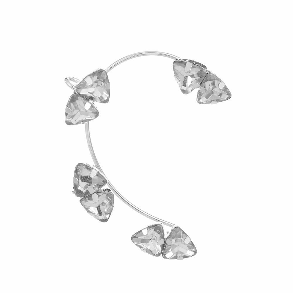 Wholesale Diamond Butterfly Ear Cuff Alloy Earrings