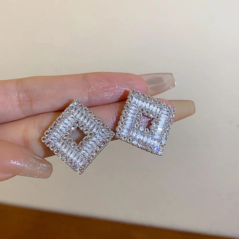 Wholesale Diamond Butterfly Flower Five Pointed Star Tassel Alloy Earrings