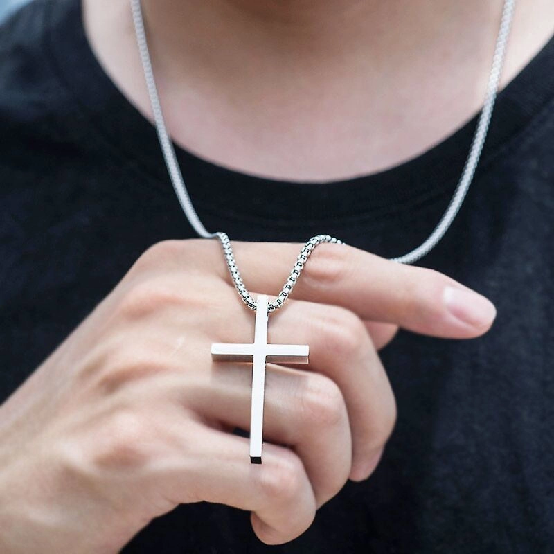 Wholesale Diamond Cross Necklace Sweater Chain