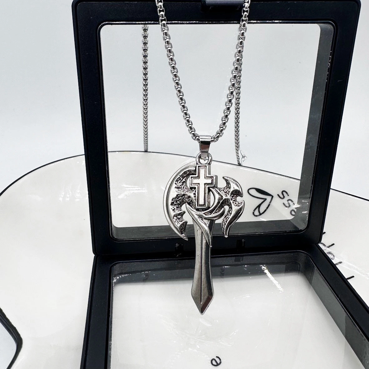 Wholesale Diamond Cross Necklace Sweater Chain