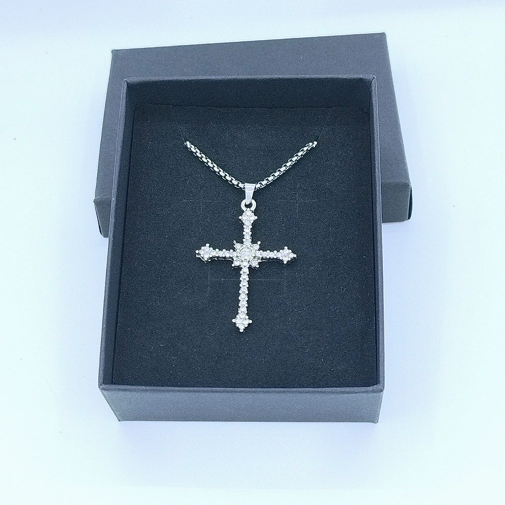 Wholesale Diamond Cross Pendant Necklace