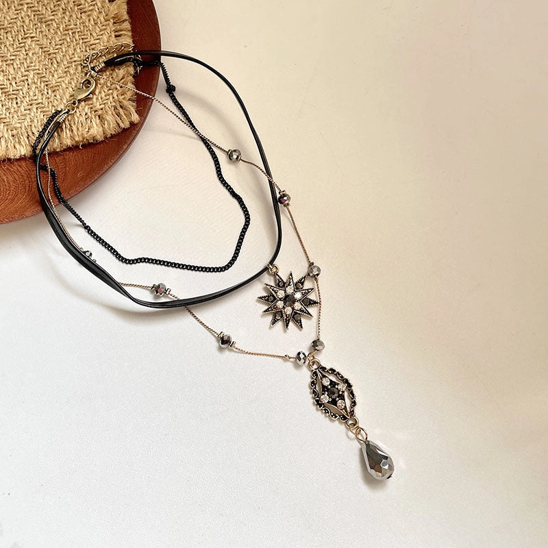 Wholesale Diamond Crystal Gem Necklace