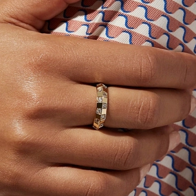Wholesale Diamond Inlaid Stainless Steel Rings