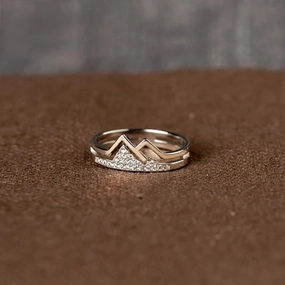 Wholesale Diamond Row Sterling Silver Rings