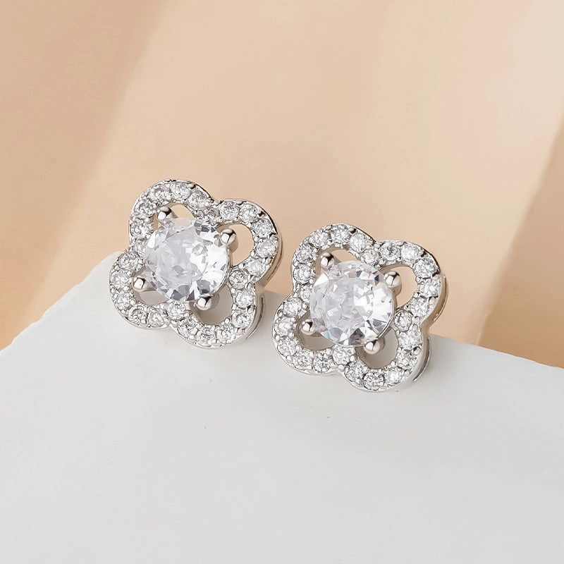 Wholesale Diamond Set of 3 Copper Earrings