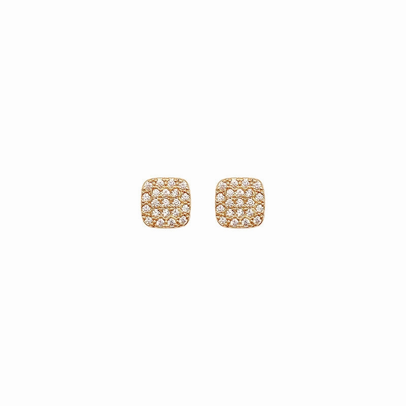 Wholesale Diamond Square Earrings and Studs