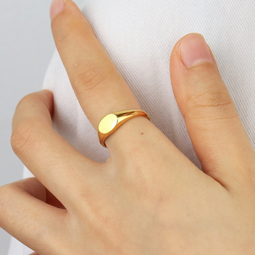 Wholesale Diamond Stainless Steel Titanium Steel Ring