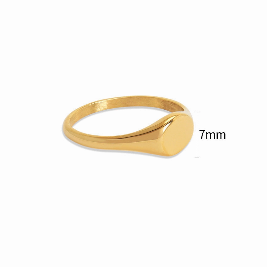 Wholesale Diamond Stainless Steel Titanium Steel Ring