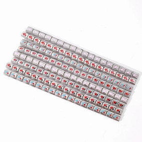 Wholesale DIY 9mm Module Bracelet Love Double Heart Gemstone Series Stainless Steel Splicing Jewelry Single Piece