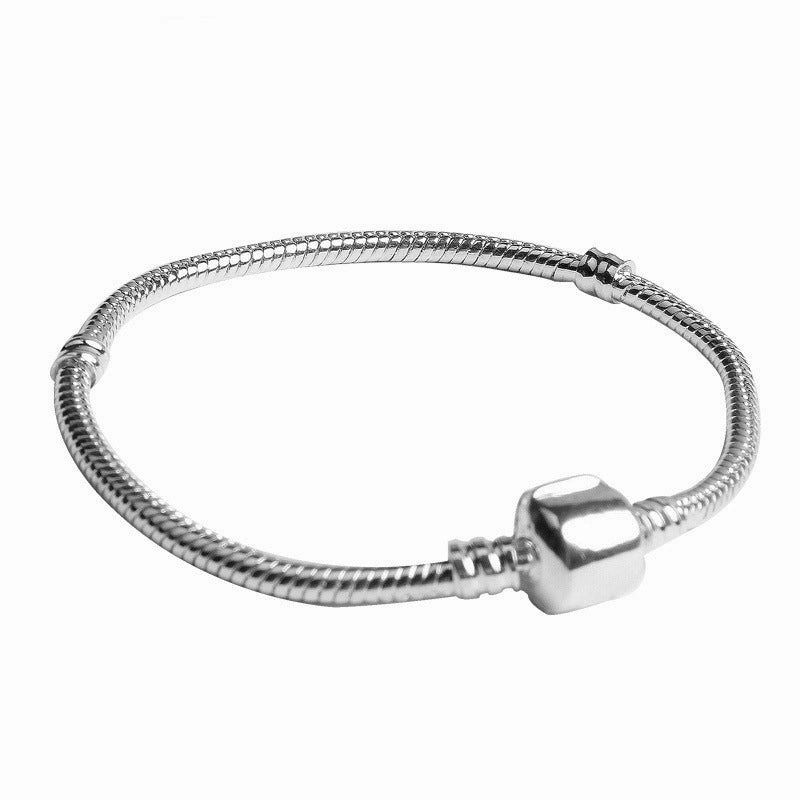 Wholesale DIY Big Hole Bead Lobster Buckle Basic Bracelet