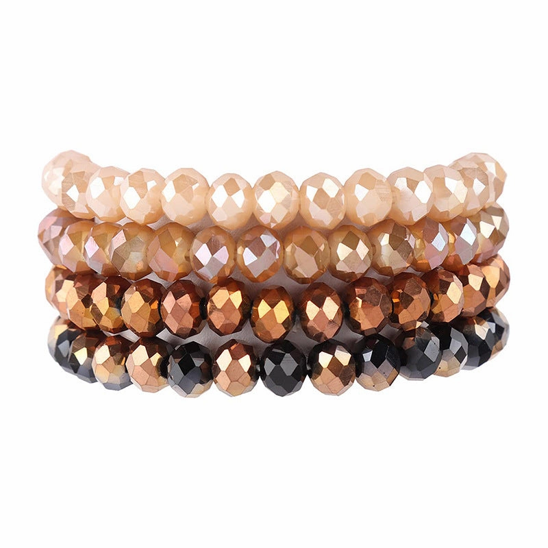 Wholesale DIY Crystal Colorful Elastic Bracelet