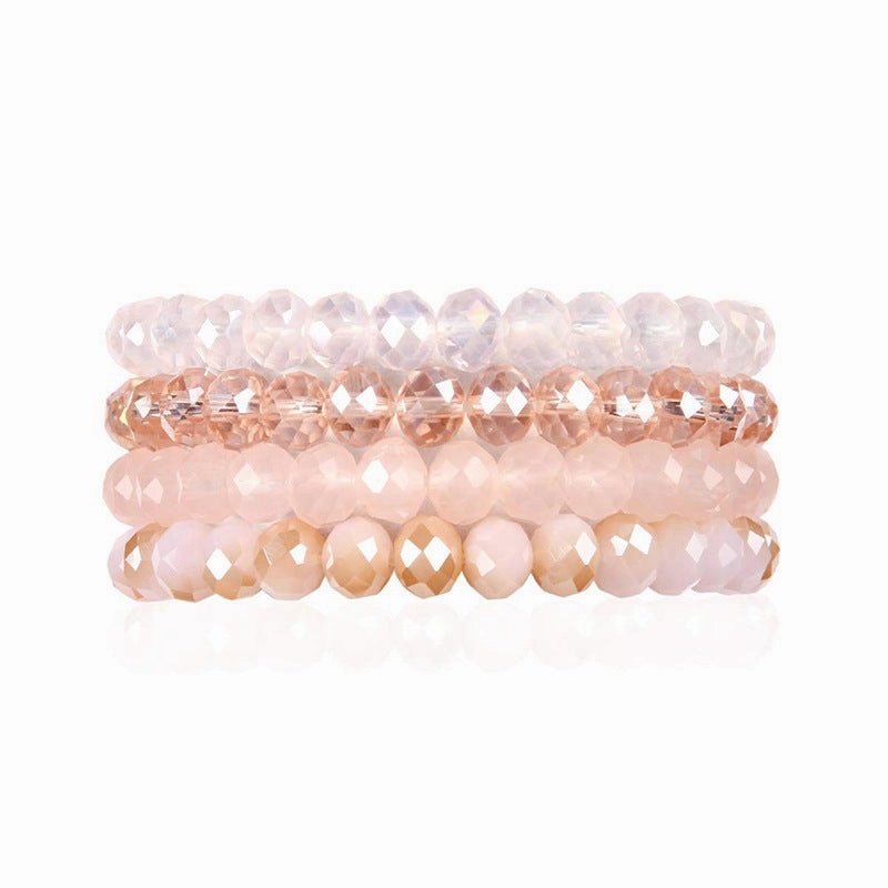 Wholesale DIY Crystal Colorful Elastic Bracelet