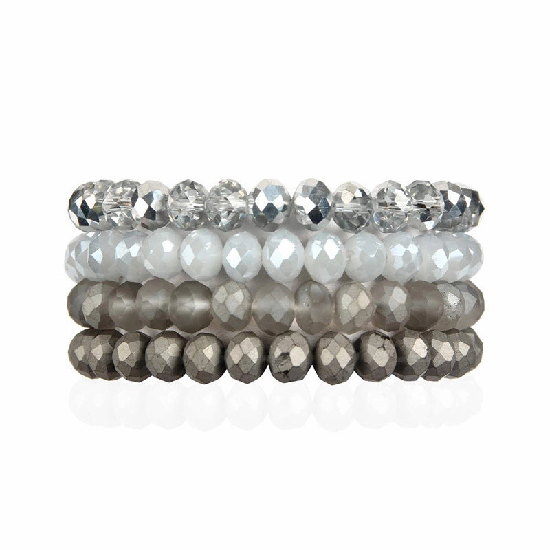 Wholesale DIY Crystal Colorful Elastic Bracelet