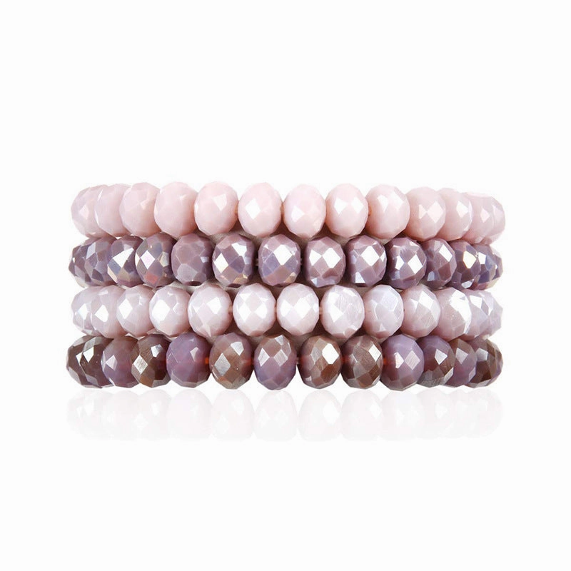 Wholesale DIY Crystal Colorful Elastic Bracelet