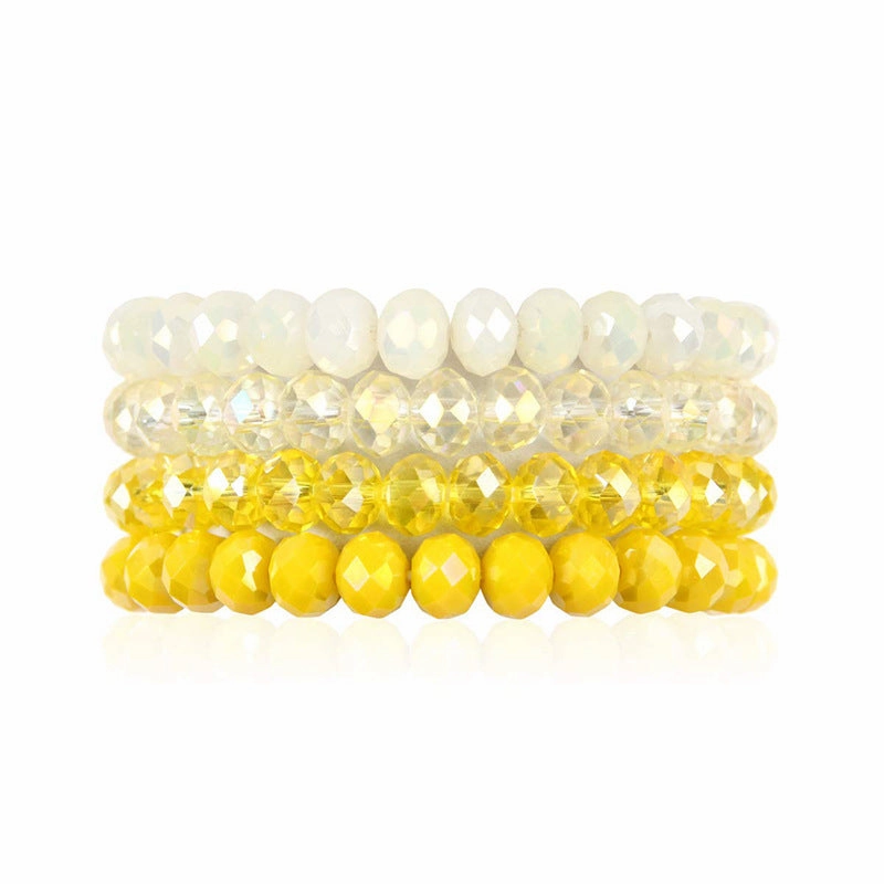 Wholesale DIY Crystal Colorful Elastic Bracelet