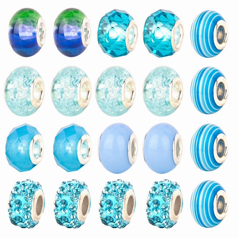 Wholesale diy kids Bracelet blue ocean series set