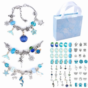 Wholesale diy kids Bracelet blue ocean series set