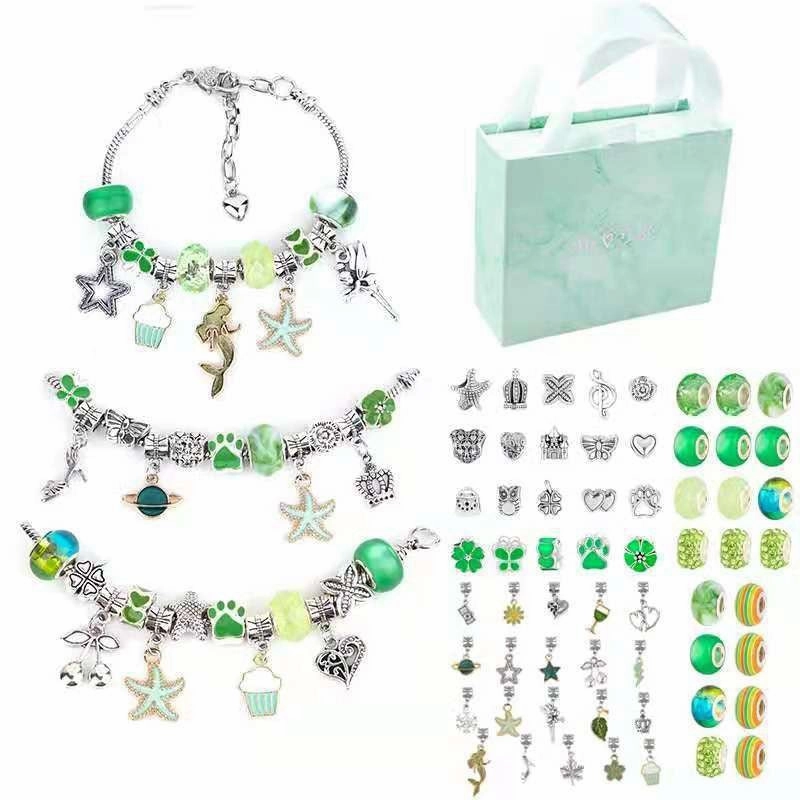 Wholesale diy Kids Bracelet Cartoon Pink Set