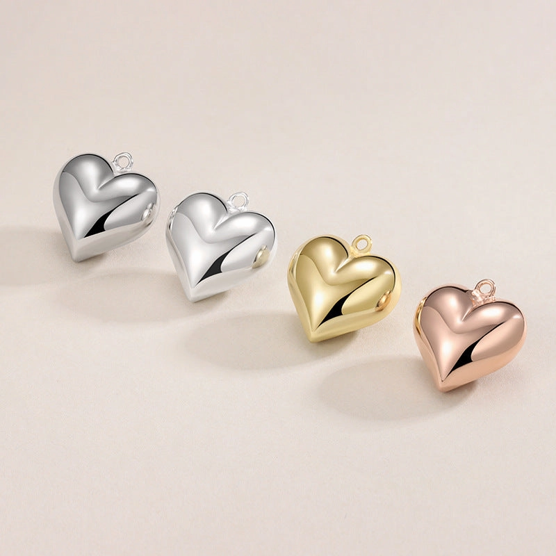 Wholesale DIY Sterling Silver Love Heart Bracelet Accessories