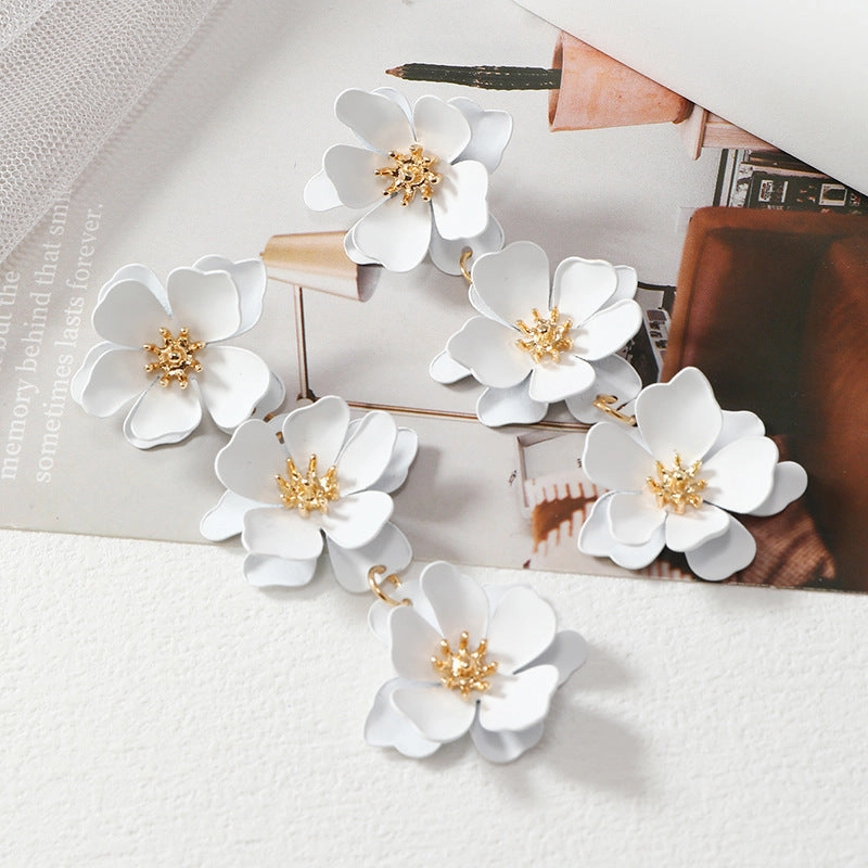 Wholesale Dopamine Flower Earrings