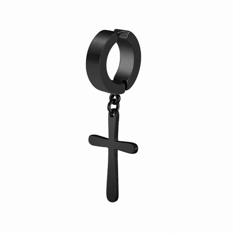 Wholesale Double Cross Long Earrings