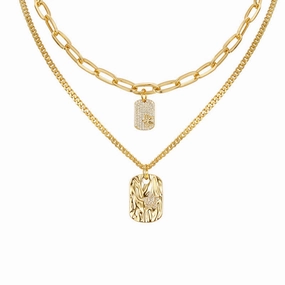 Wholesale Double Layer Star Necklace