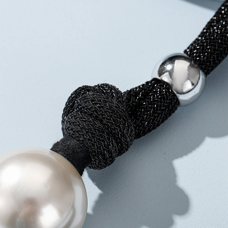 Wholesale Double-layered Large Pearl Necklace