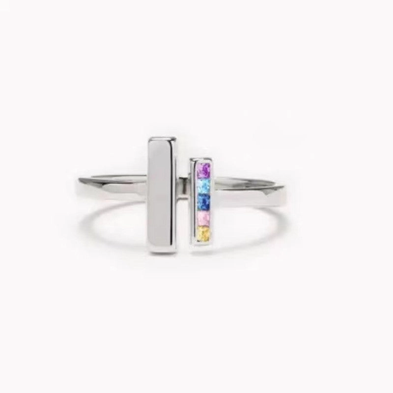 Wholesale Double T Cut Diamonds Sterling Silver Rings